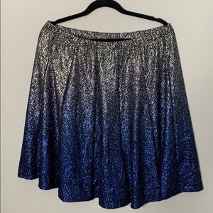 Blue gradient skirt